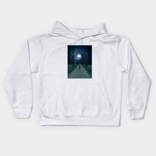 Walking out of this world Kids Hoodie